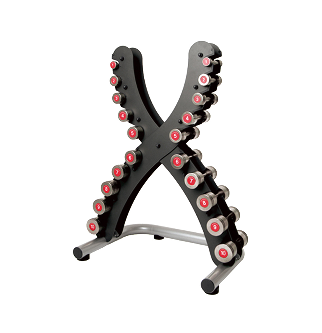 Chrome Dummbells Storage Rack R022