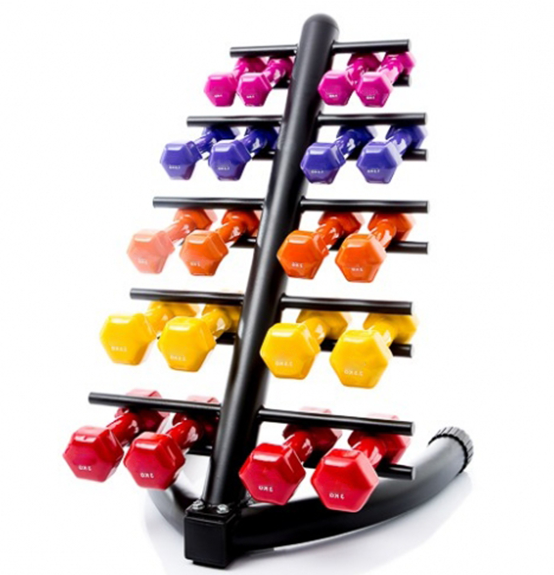 Vinyl Dumbbell Storage Rack R066