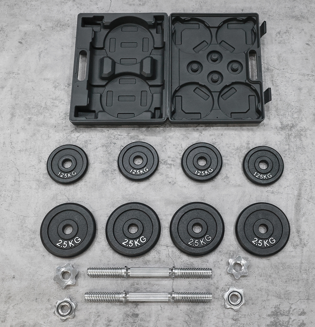 Dumbbell Set In Case DBC106