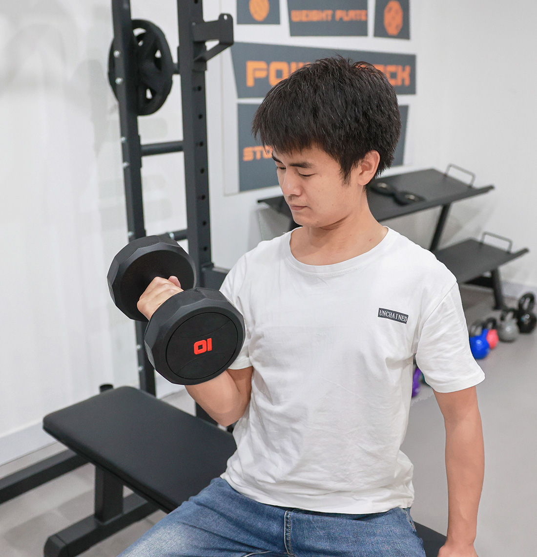 Dumbbell Set In Case DBR009