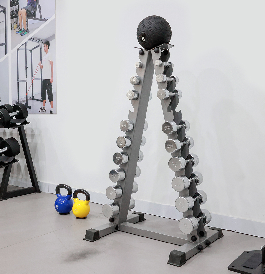 Hex Dumbbells Storage Rack (10-Pairs) R014