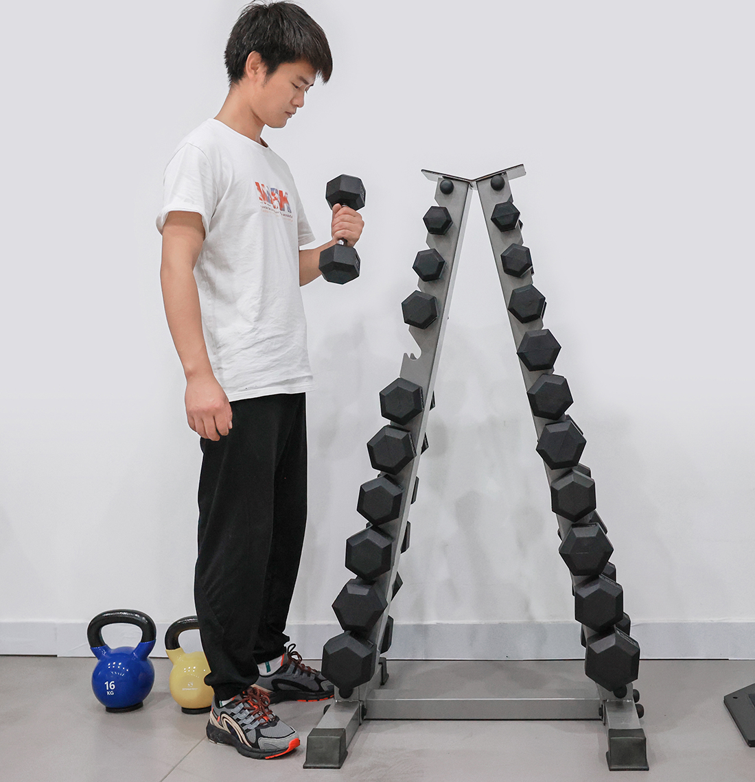Hex Dumbbells Storage Rack (10-Pairs) R014