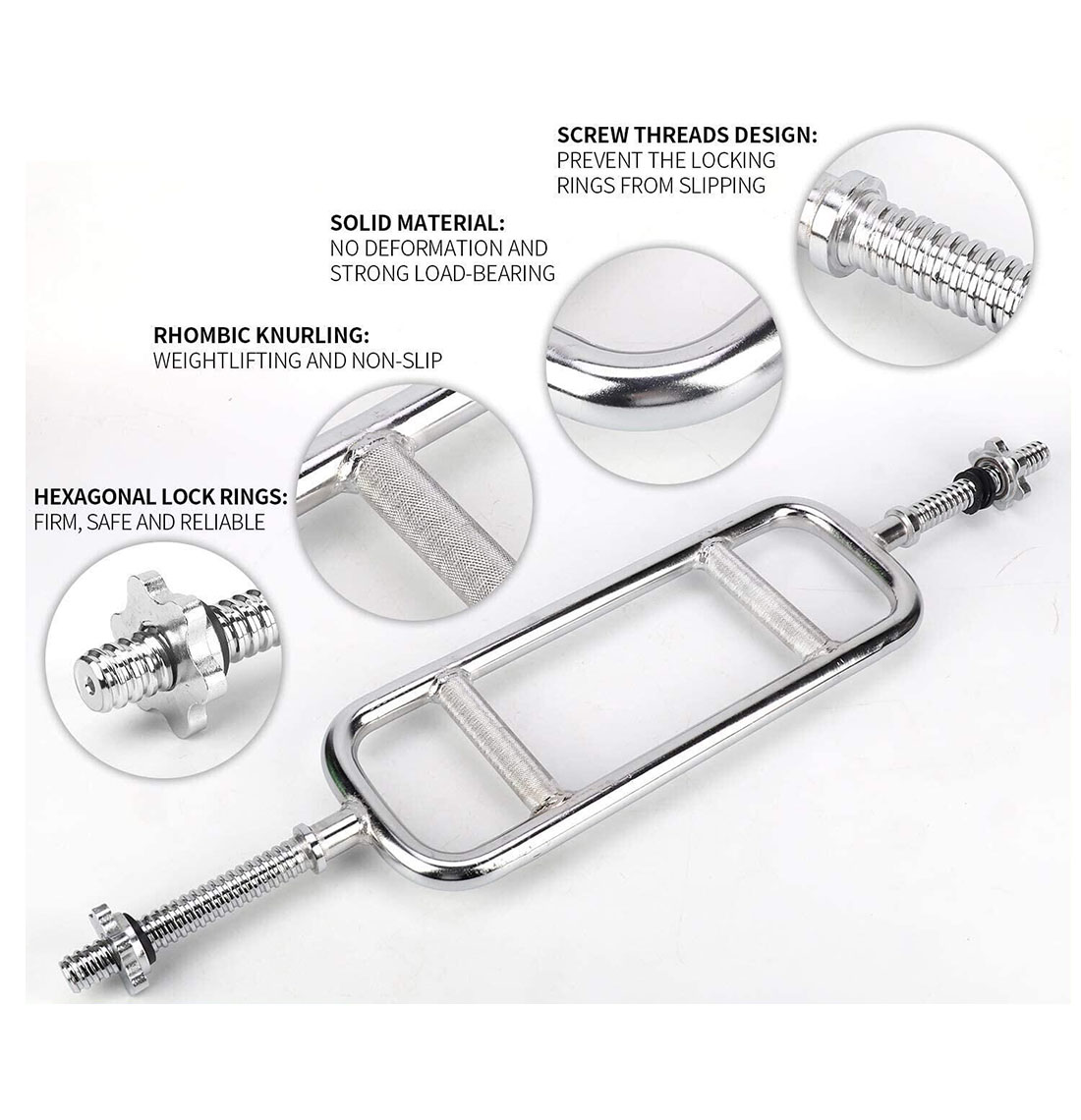 Regular Bar RB34T Threaded Triceps Bar
