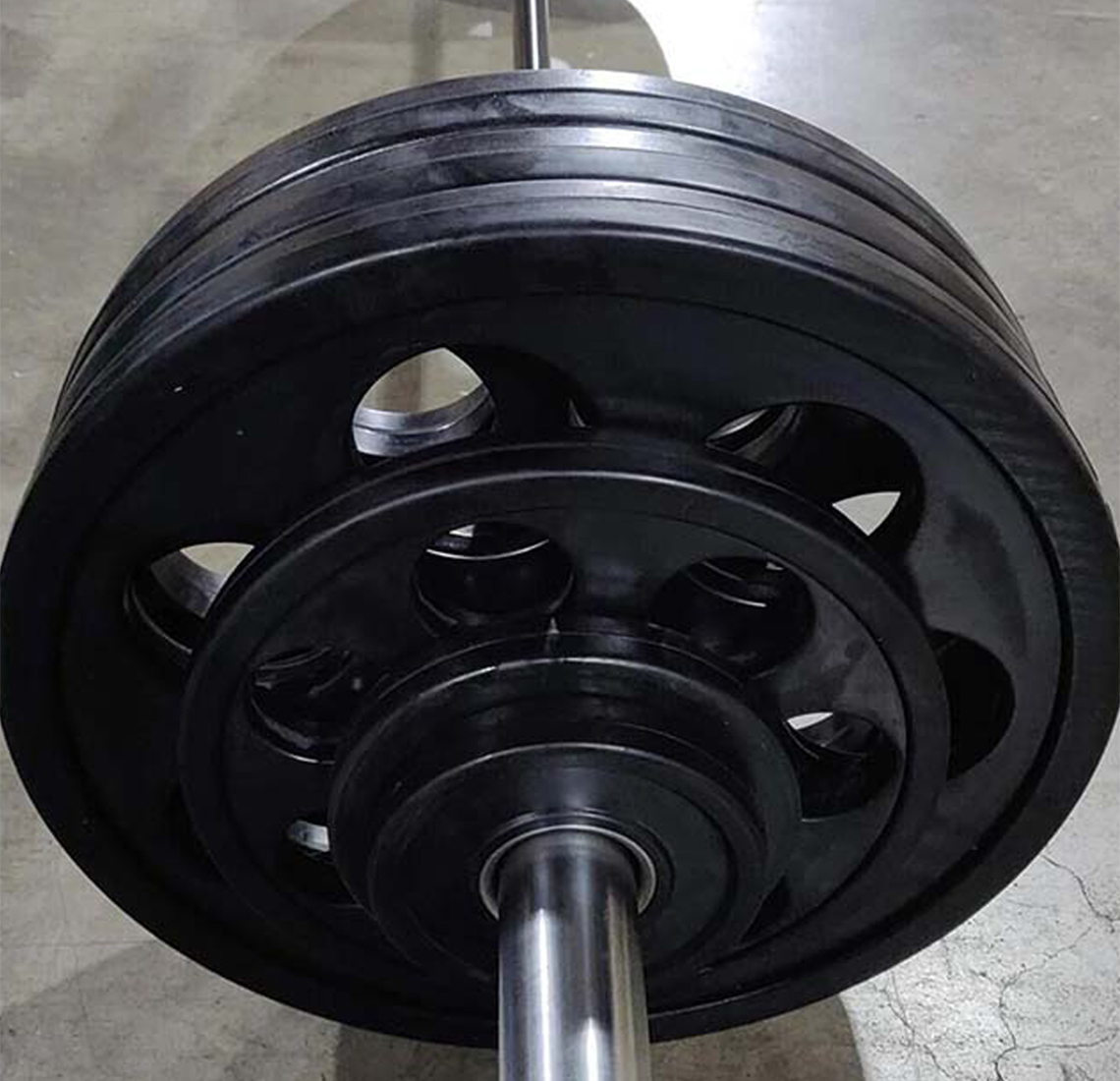 7-Holes Rubber Weight Plate RCP1012