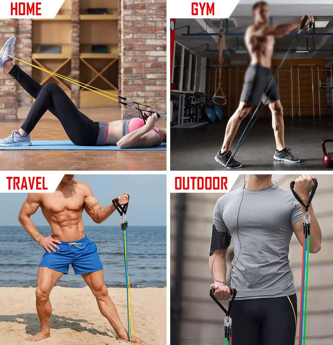 Tube Resistance Bands Set TB013