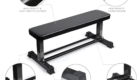 Flat Weight Bench With Dumbbell Rack WB119