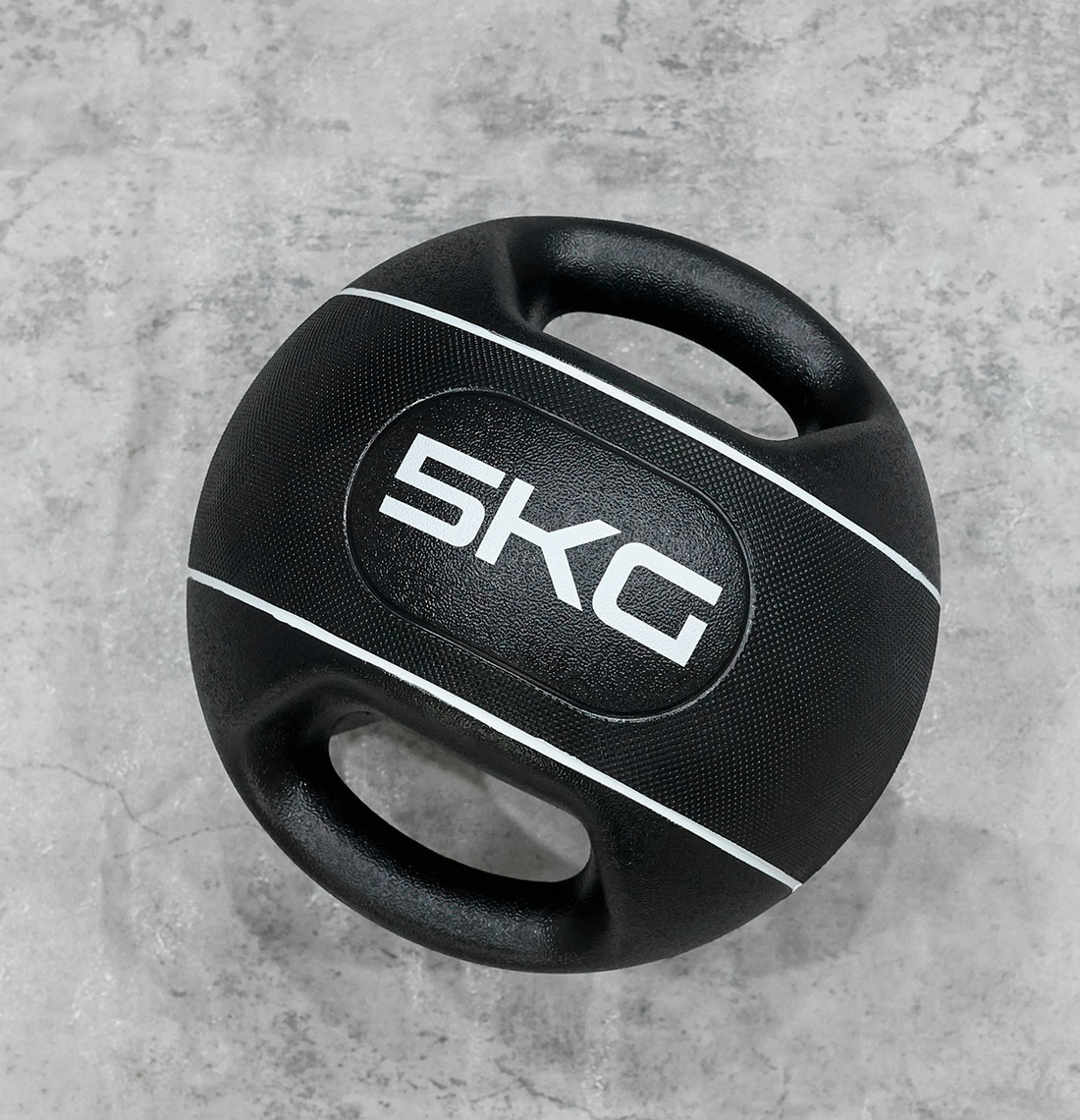 Rubber Med Ball With Handles SF8220