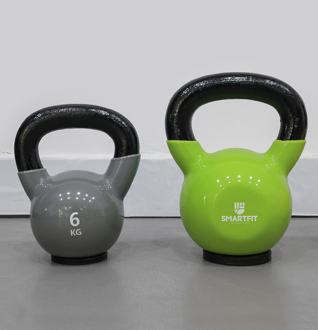 Vinyl Neoprene Coated Kettlebells With Protective Rubber Base KB009