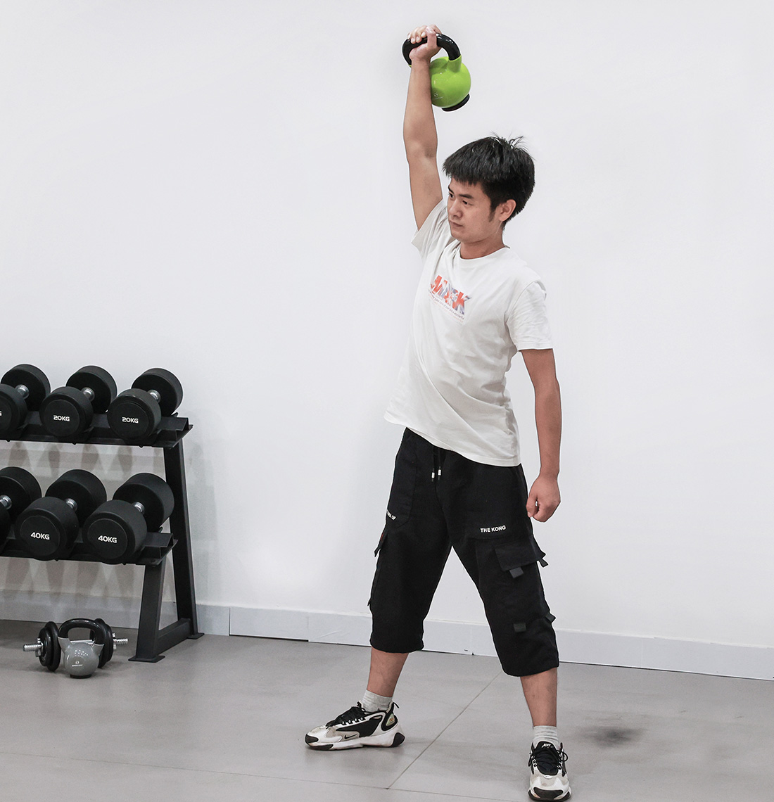 Vinyl Neoprene Coated Kettlebells With Protective Rubber Base KB009