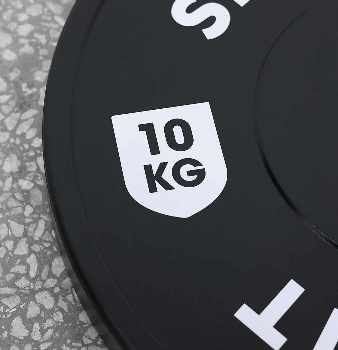 Black Bumper Plate BP001