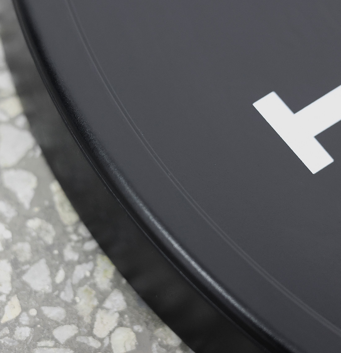 Black Bumper Plate BP001