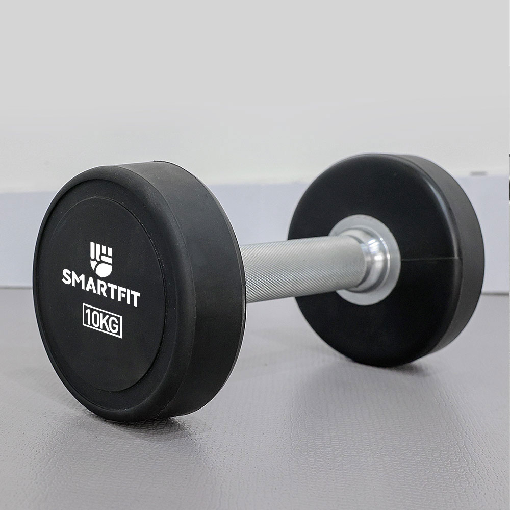 Solid Steel PU Dumbbells PUD018