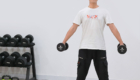 Solid Steel PU Dumbbells PUD018