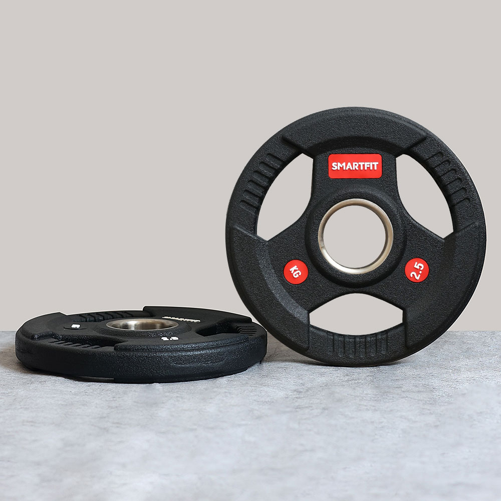Rubber Olympic Weight Plates (Tri-Grip) RCP1013