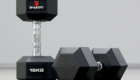 Rubber Hex Dumbbell DBR003B
