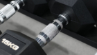 Rubber Hex Dumbbell DBR003B